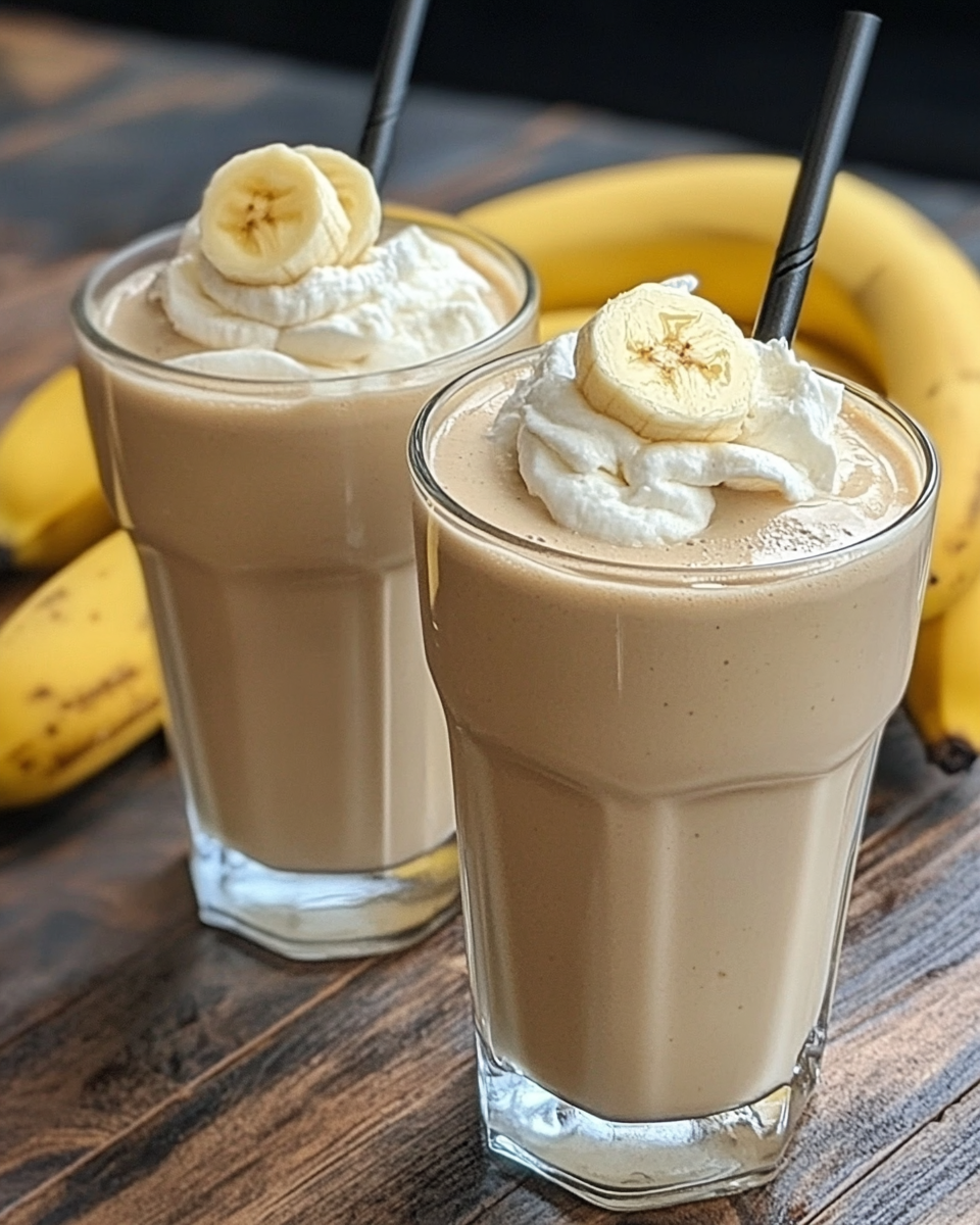 Easy 3-Minute Banana Milkshake