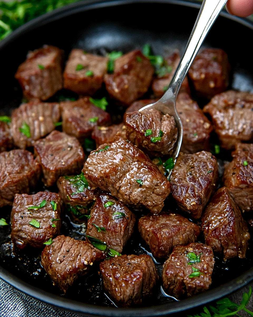 Garlic Butter Steak Bites