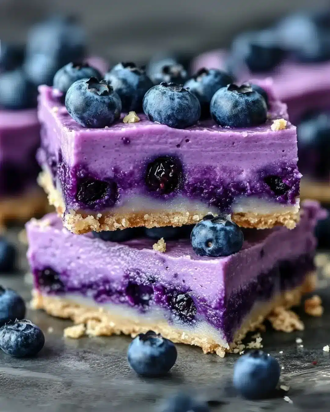 heavenly blueberry cheesecake bars