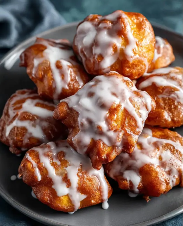 Crispy Apple Fritter Bites