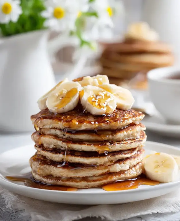 Banana Oat Protein Pancakes You’ll Love Making! 4 Banana oat protein pancake