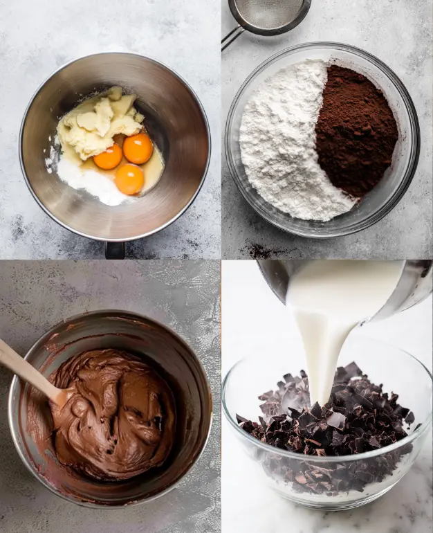 Chocolate Stout Cake Sstep by step