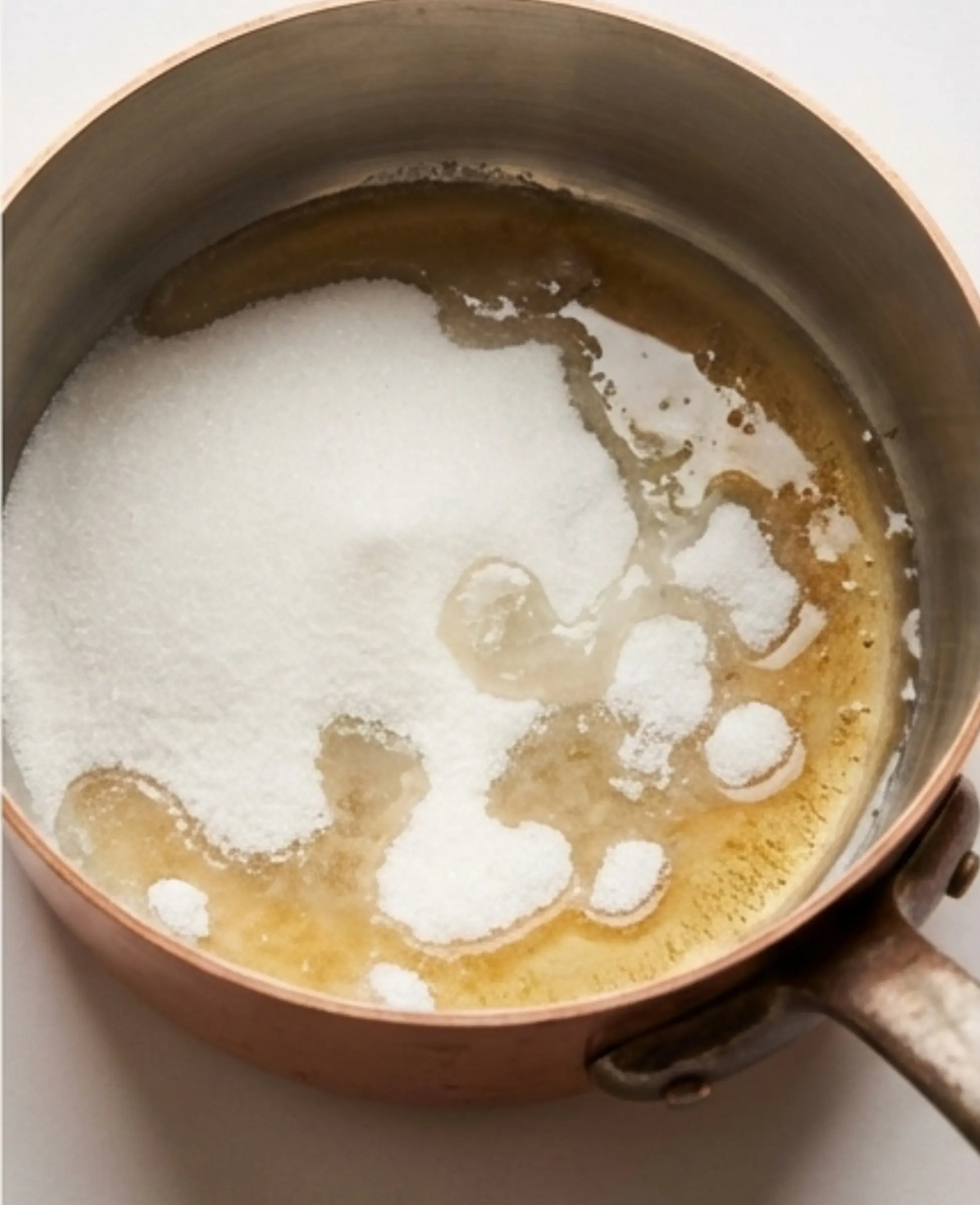 Caramelise the sugar