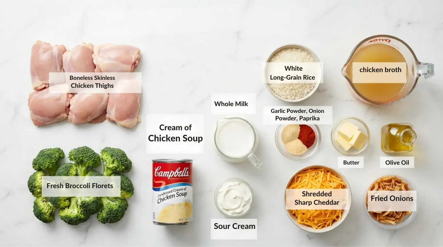 Chicken Broccoli Rice Casserole Ingredient 1 1