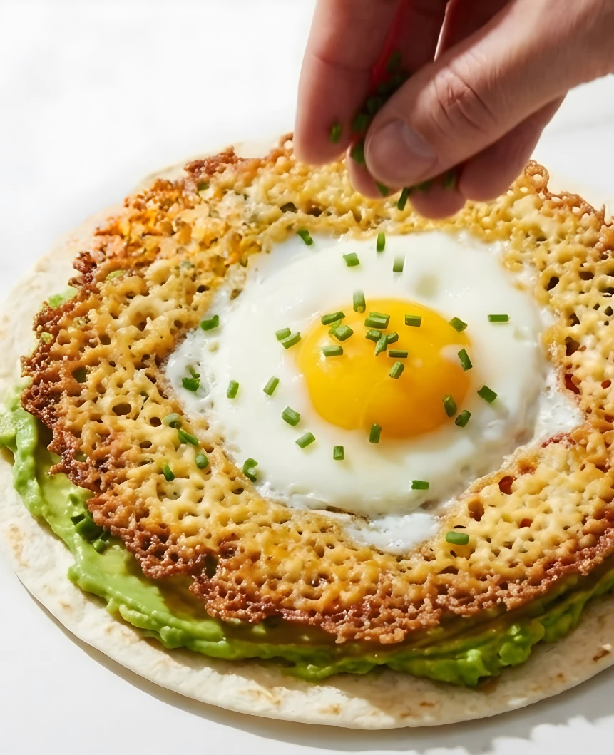 Crispy Feta Fried Eggs and Avocado Tortilla Recipe Crispy Feta Fried Eggs and Avocado Tortilla Recipe