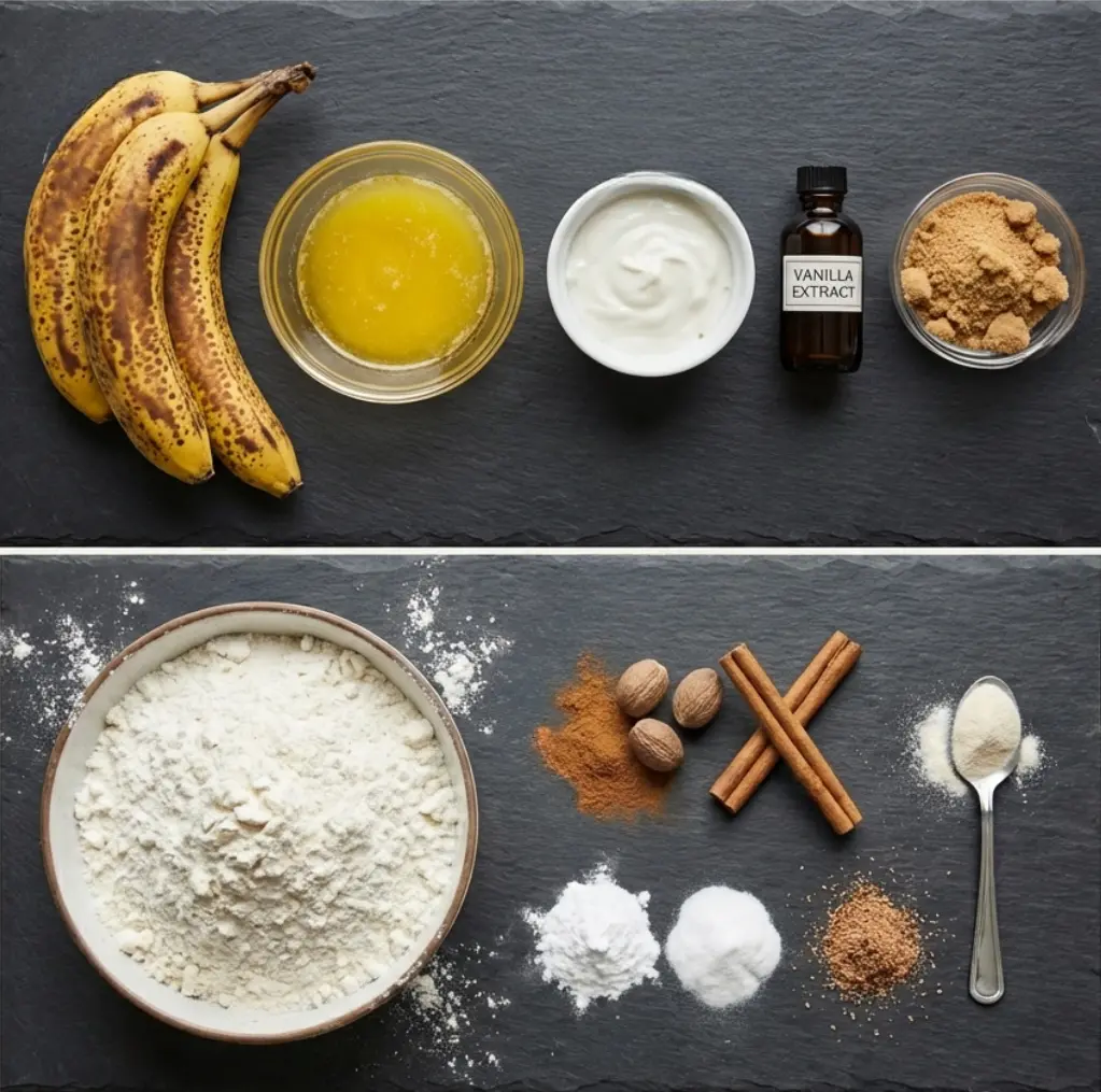 Delicious gluten free vegan banana bread Ingredient