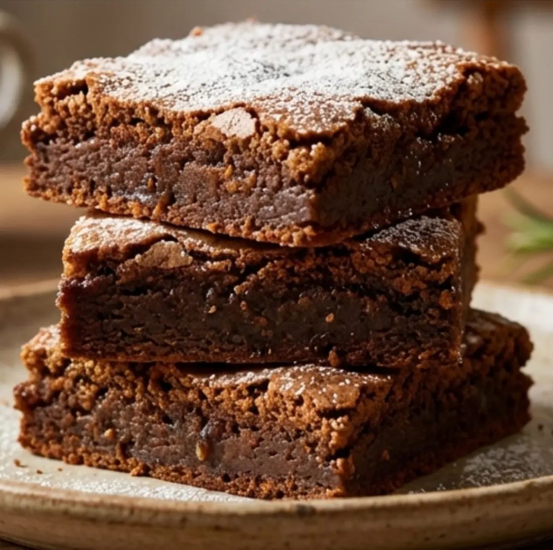 Gingerbread Brownies (4) Gingerbread Brownies 4