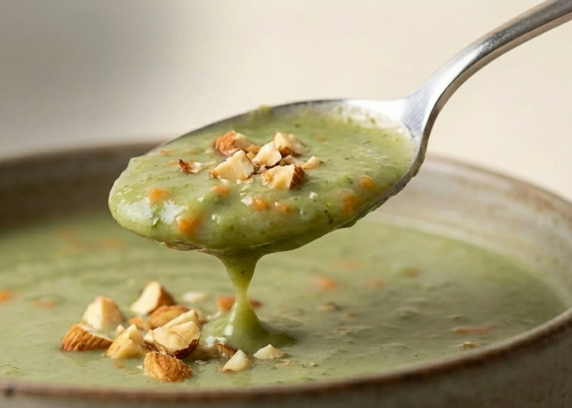 Nutritious Green Pea and Carrot Soup 1