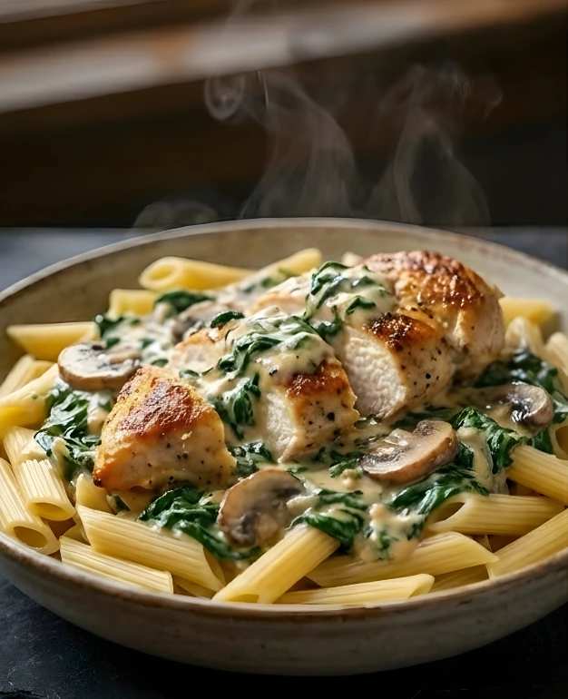 Chicken Spinach and Mushroom 4