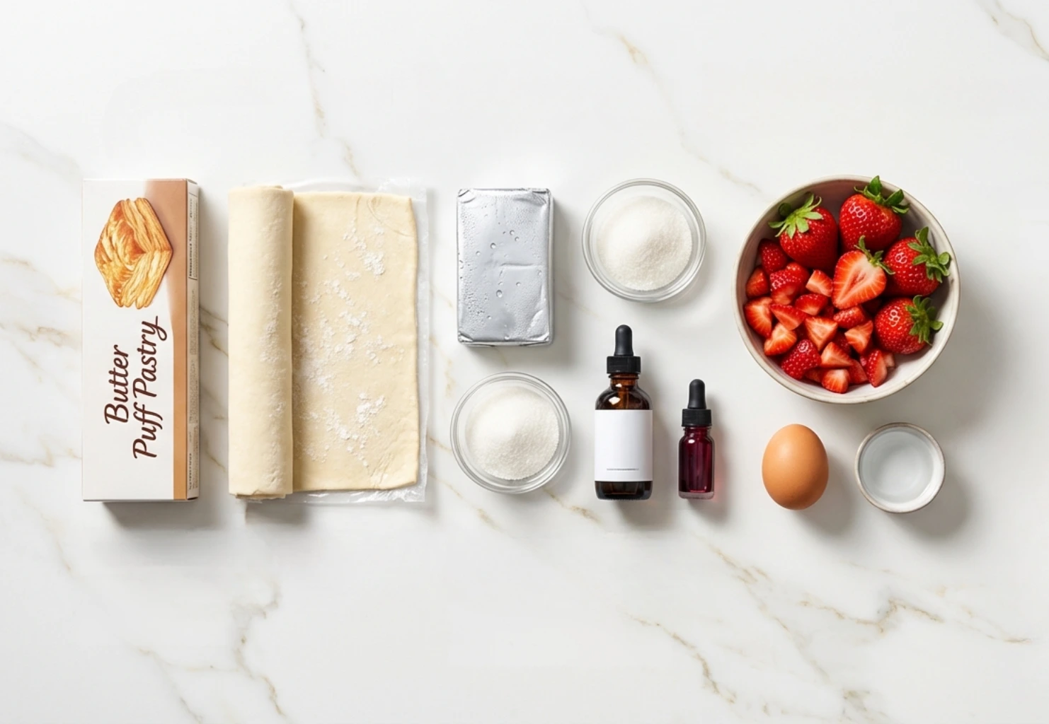 Strawberry Cream Cheese Heart Danishes Ingredient